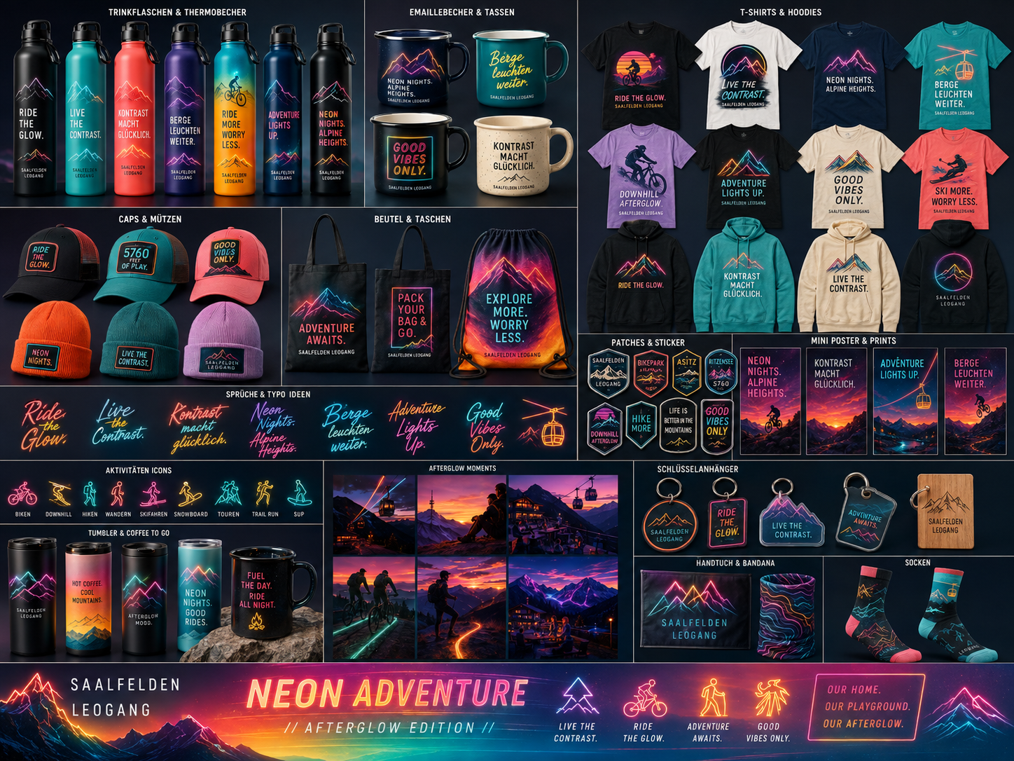 Konzeptvisualisierung Neon Adventure