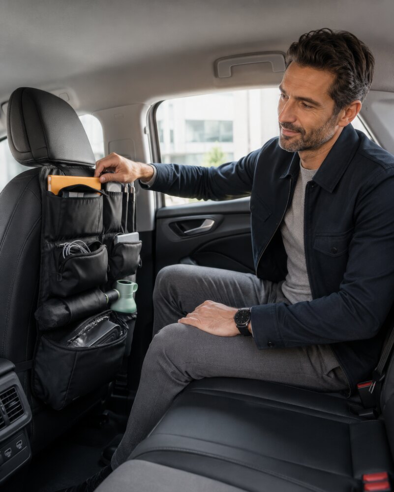 Auto-Rücksitz-Organizer Schwarz