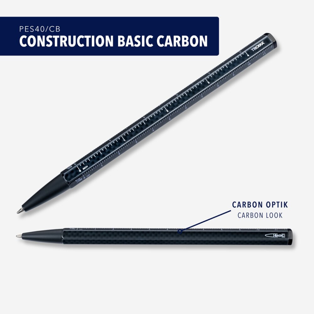 Multitasking-Kugelschreiber Construction Basic Carbon