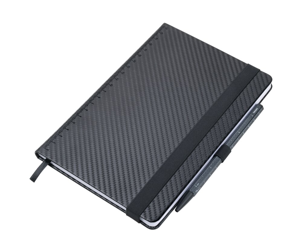 Notizblock Slimpad A5 Carbon in Carbon Optik