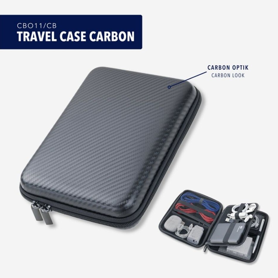 Organizer-Etui Travel Case Carbon