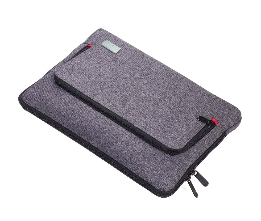 Portfoliotasche Mon Carry in Anthrazit / Schwarz