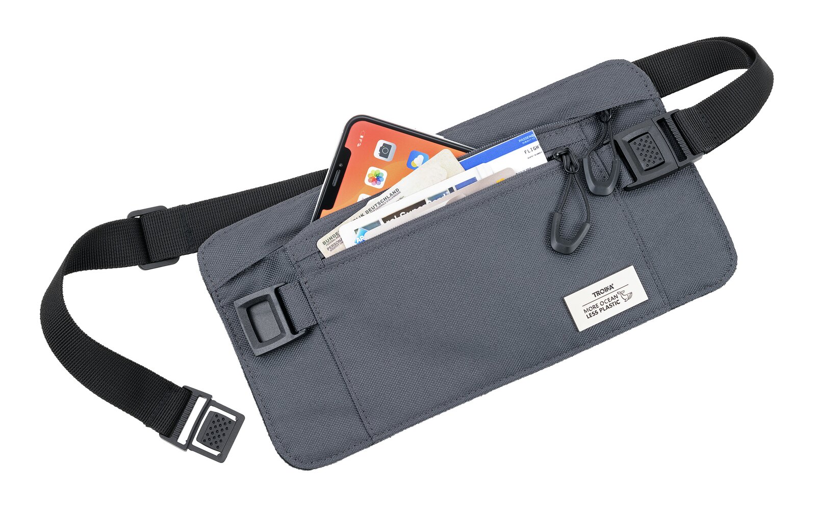 Recycling-Gürteltasche mit RFID-Schutz