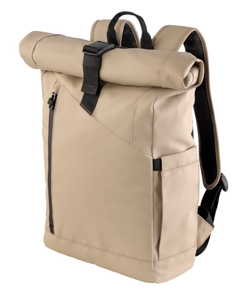 Roll Top Rucksack Urban Sand Roll Top Compact in Sandfarben / Schwarz