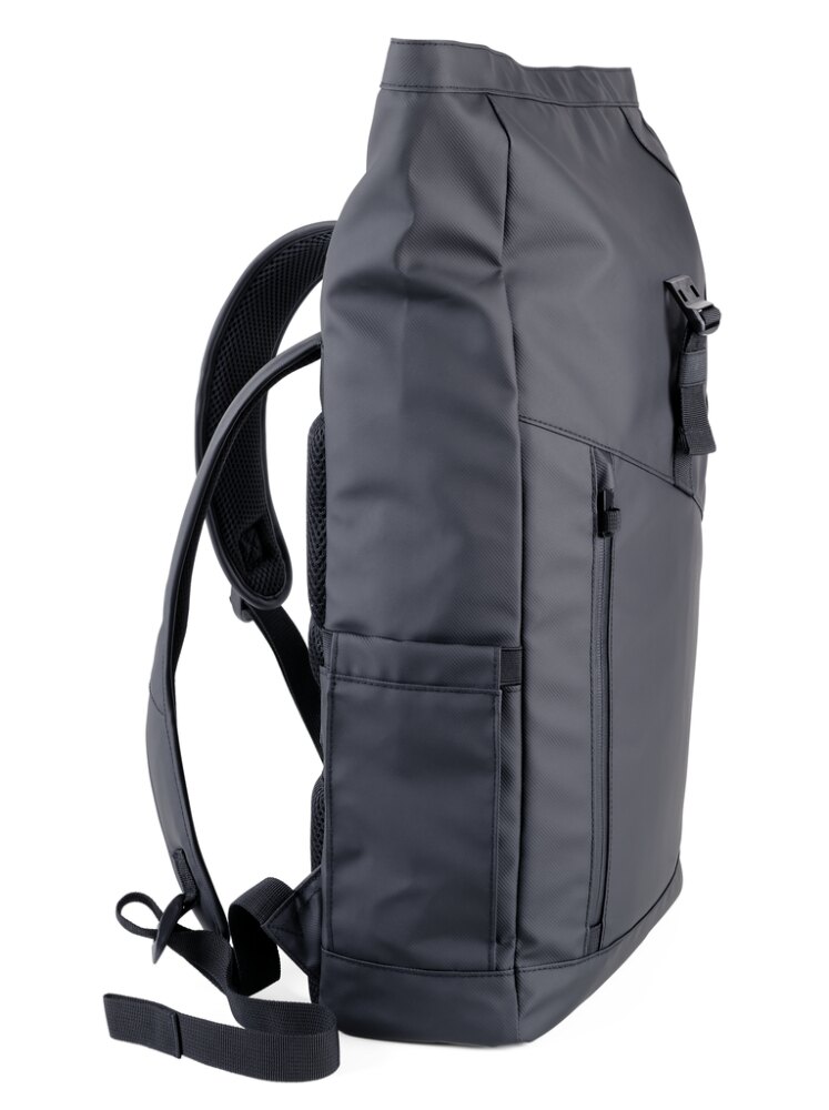 Rolltop-Rucksack Schwarz