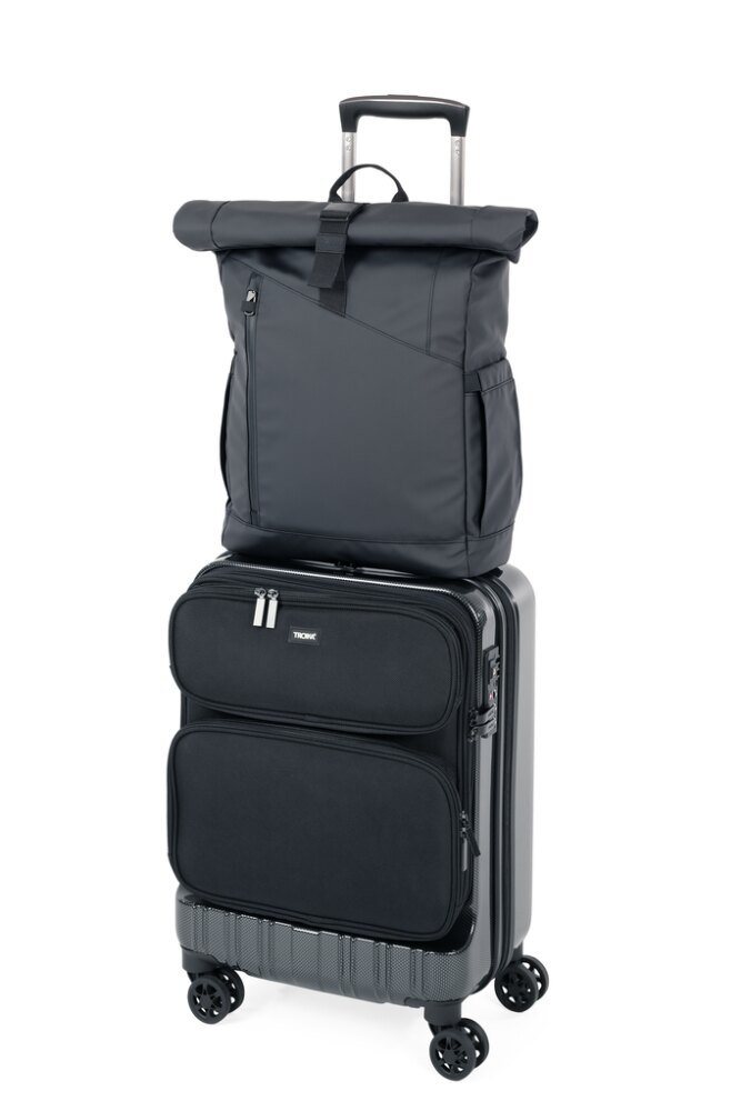 Rolltop-Rucksack Schwarz