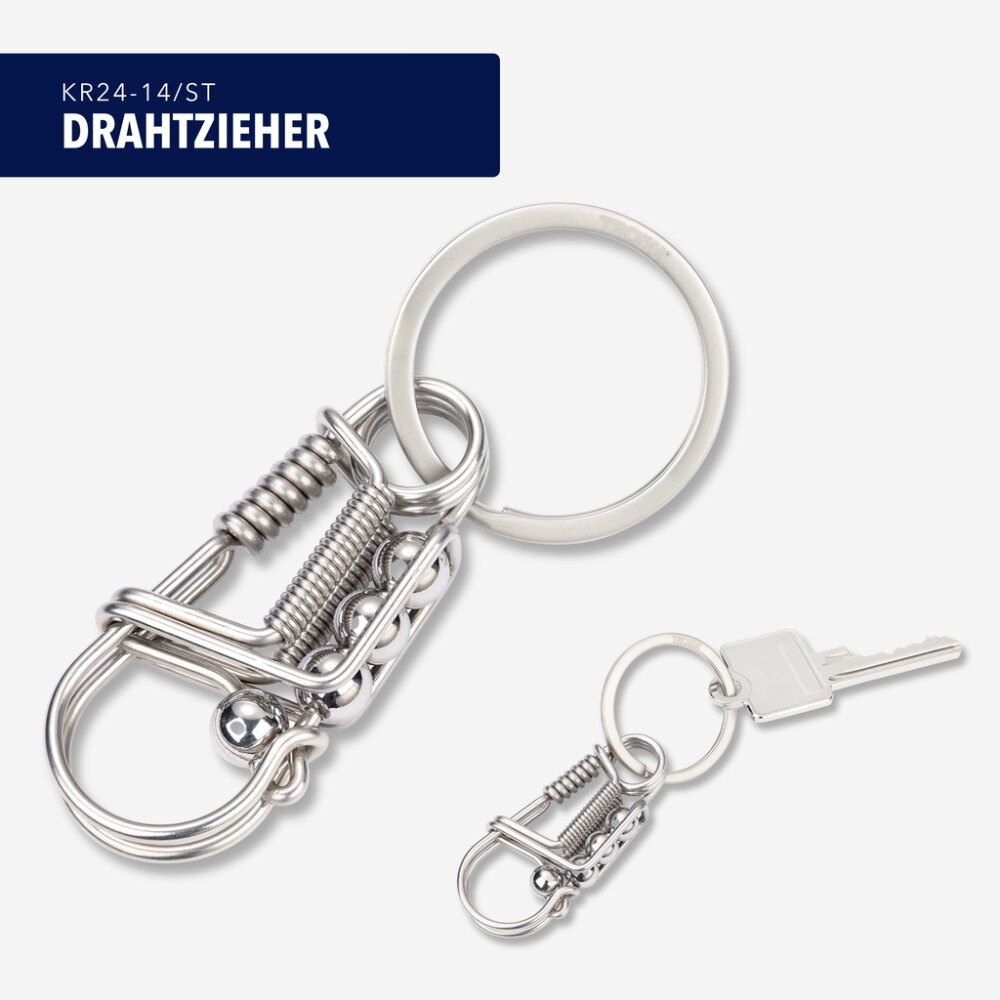 Schlüsselanhänger Drahtzieher