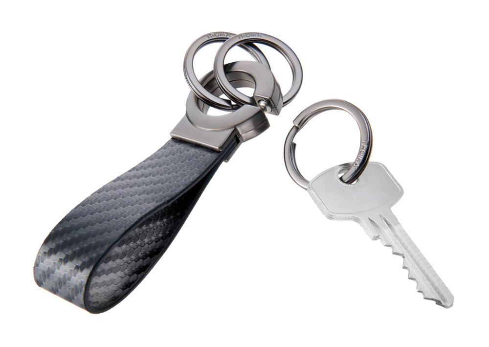Schlüsselanhänger Key-Click Carbon