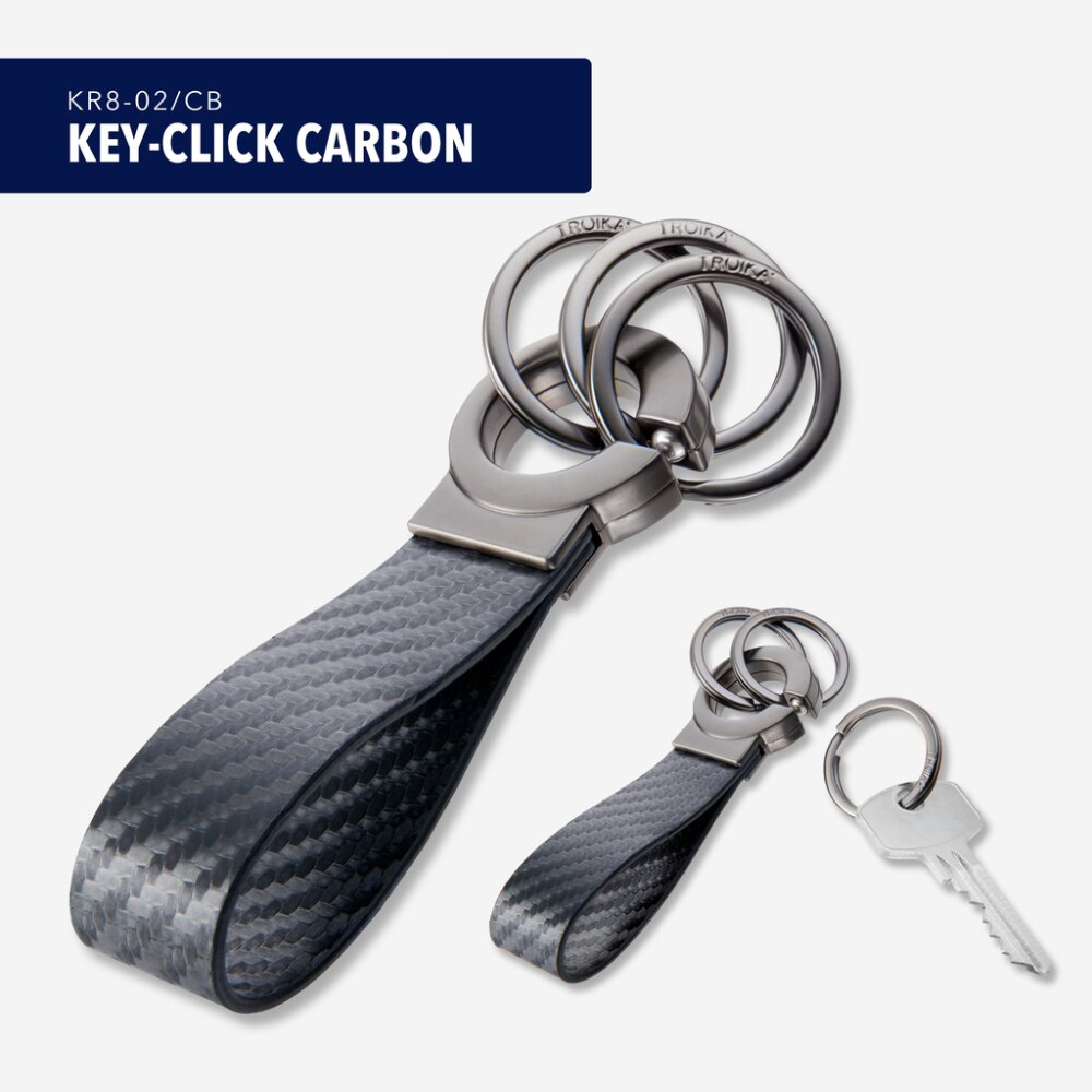 Schlüsselanhänger Key-Click Carbon