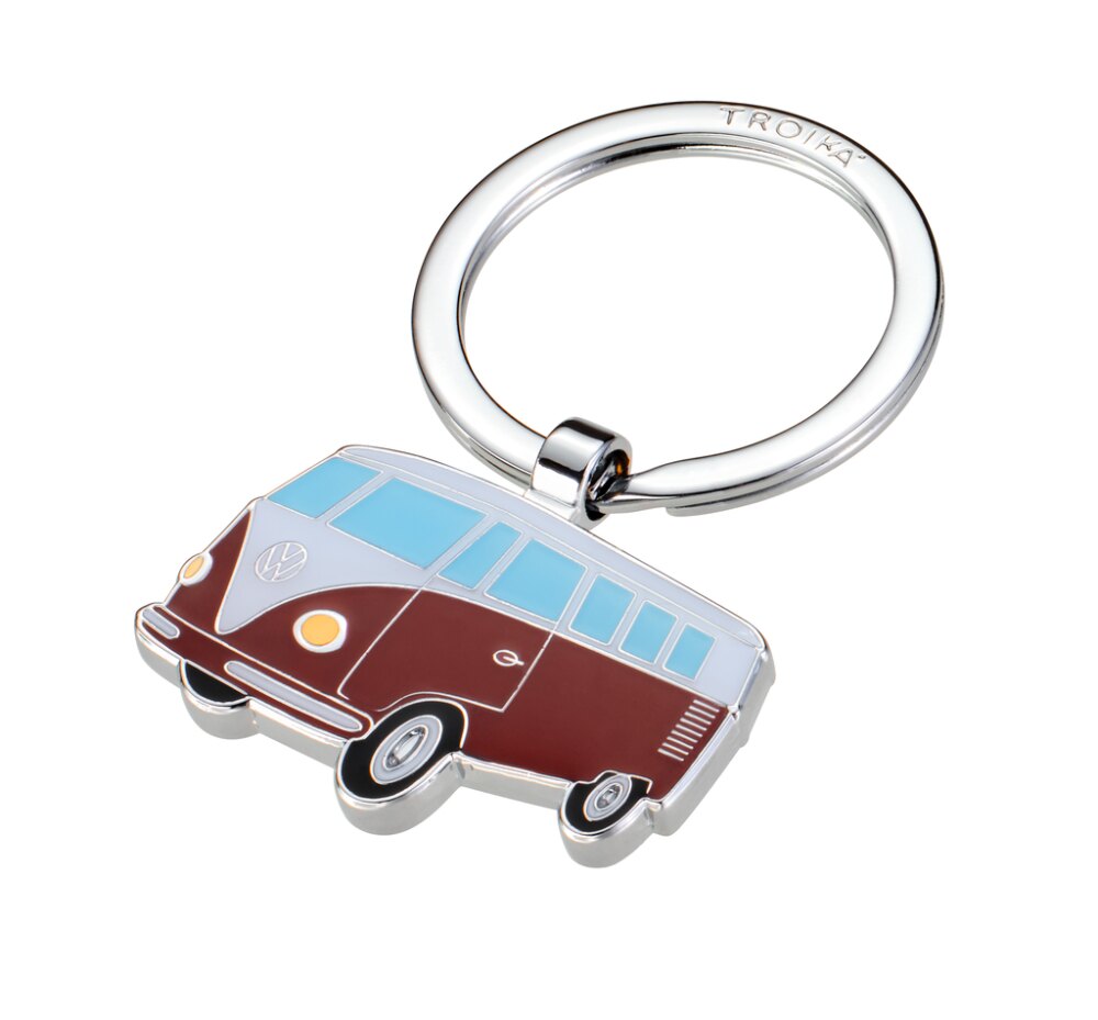 Schlüsselanhänger VW Bulli T1 in Rot