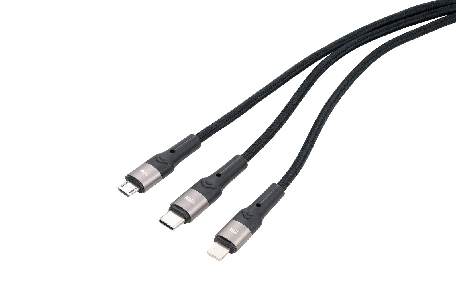 Schnellladekabel Dreizack Pro