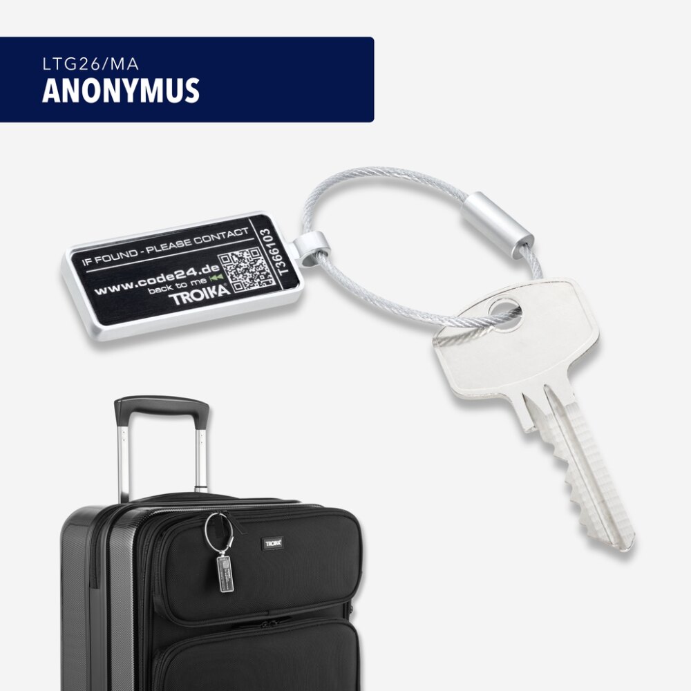 Taschen- und Gepäckanhänger Anonymus