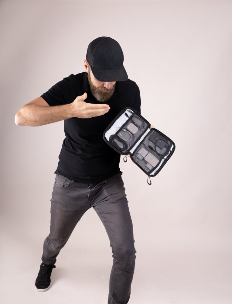 Technik-Organizer 2 Schwarz