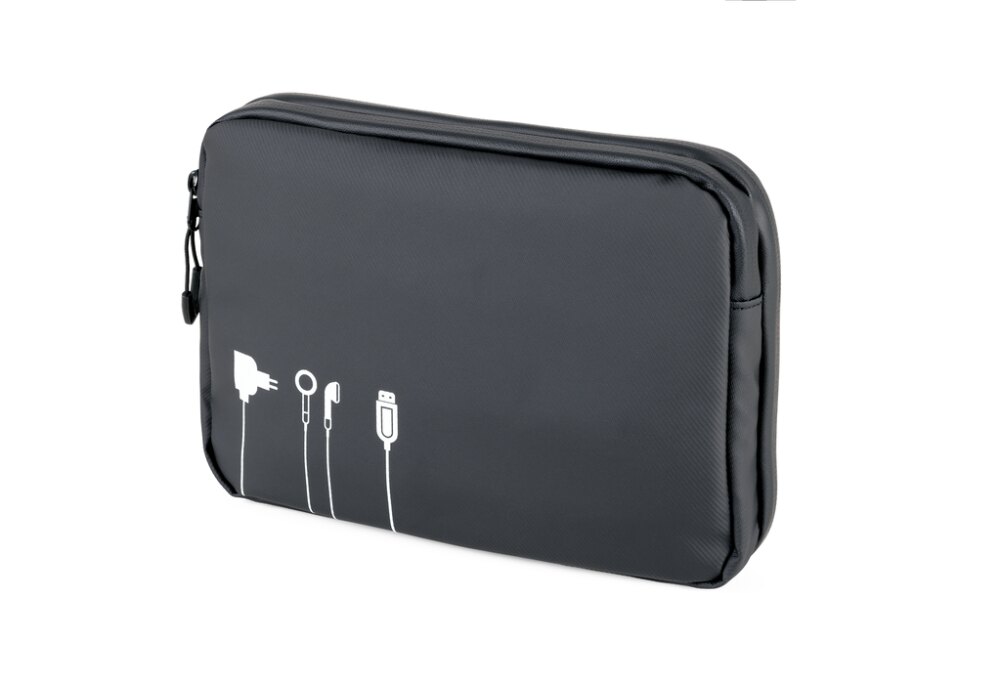 Technik-Organizer 2 Schwarz in Schwarz