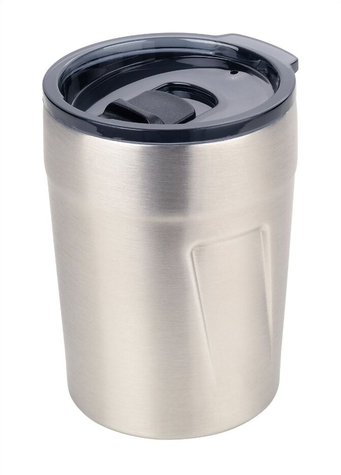 Thermobecher Espresso Doppio in Silberfarben