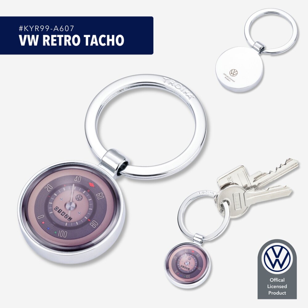 VW Retro-Tacho Schlüsselanhänger