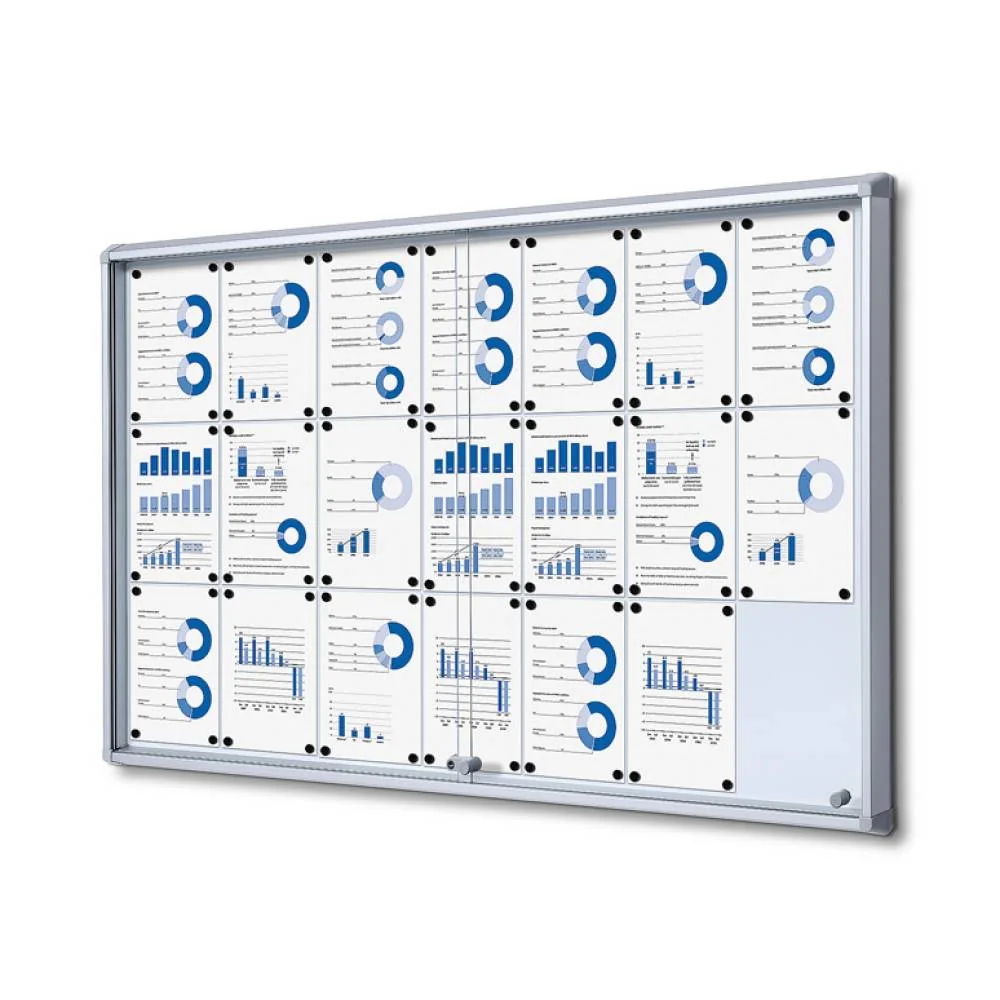 Schaukasten mit Schiebetür 21xA4