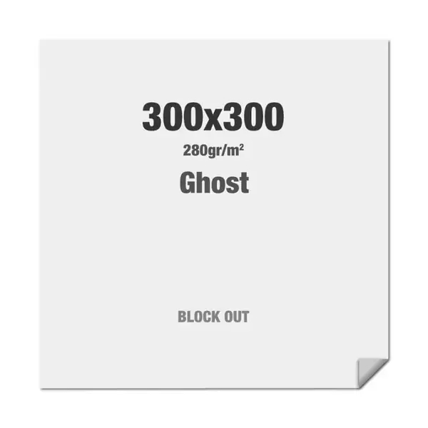 Brightbox Pro Flex Wand 300 x 300 cm Ghost Directo Blockout