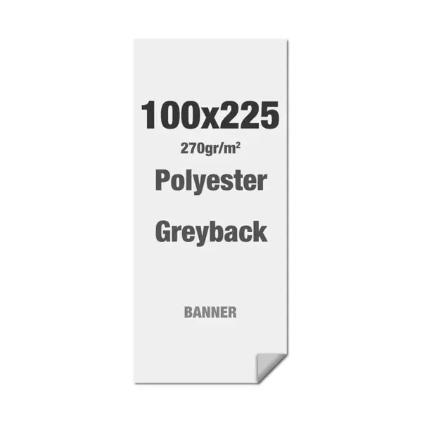 Polyester-Greyback 270 g/m2 100 x 225 cm PVC-Frei
