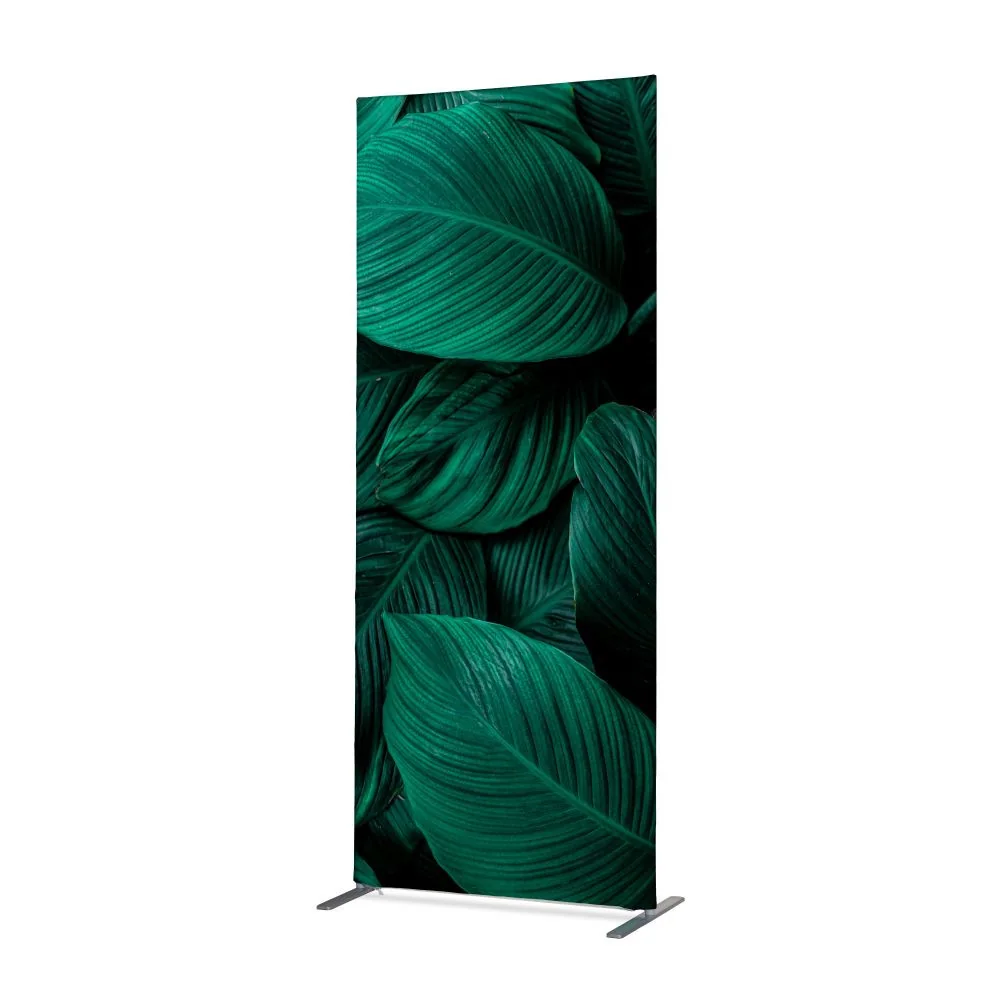 Textil Raumteiler Deko 85-200 Botanische Blätter Grüm