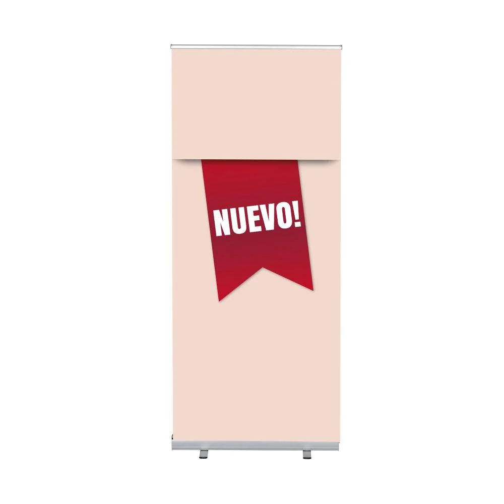 Roll-Banner Budget 85 Komplettset Neu Rot Spanisch