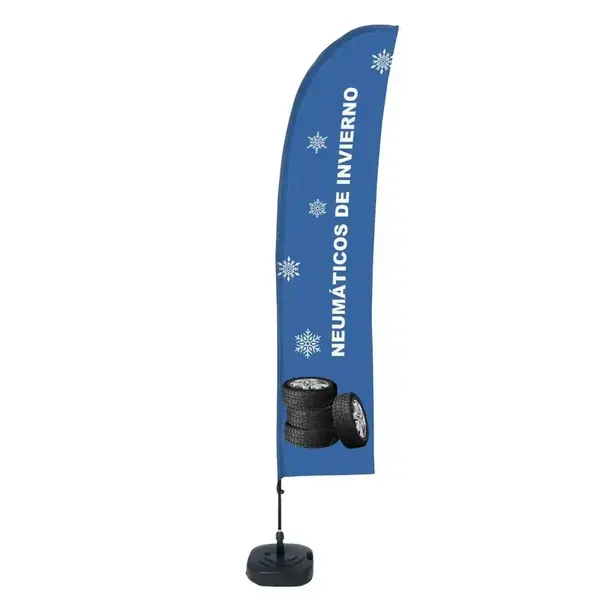 Beach Flag Budget Wind Complete Set Winter Tires Spanish