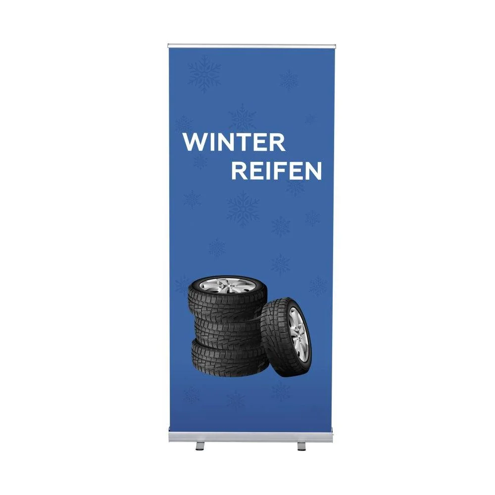 Roll-Banner Budget 85 Komplettset Winterreifen Deutsch