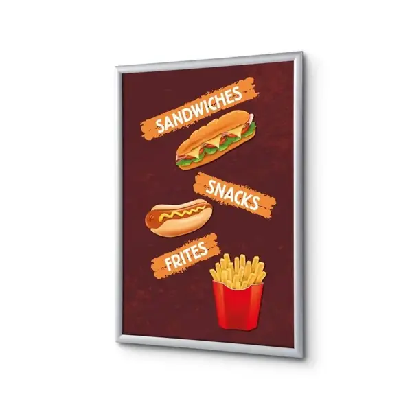 Klapprahmen A1 Komplettset Snacks Englisch