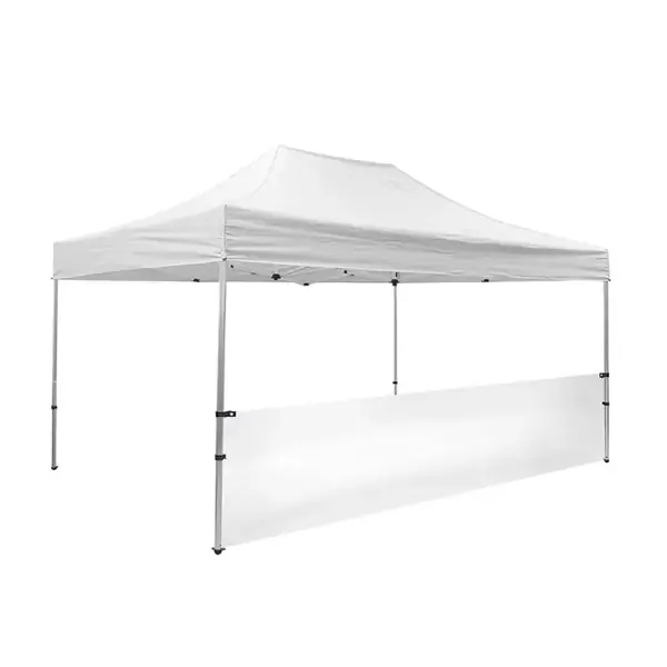 Zelt Alu Halbwand Doppelseitig Weiß 3 x 45 Meter