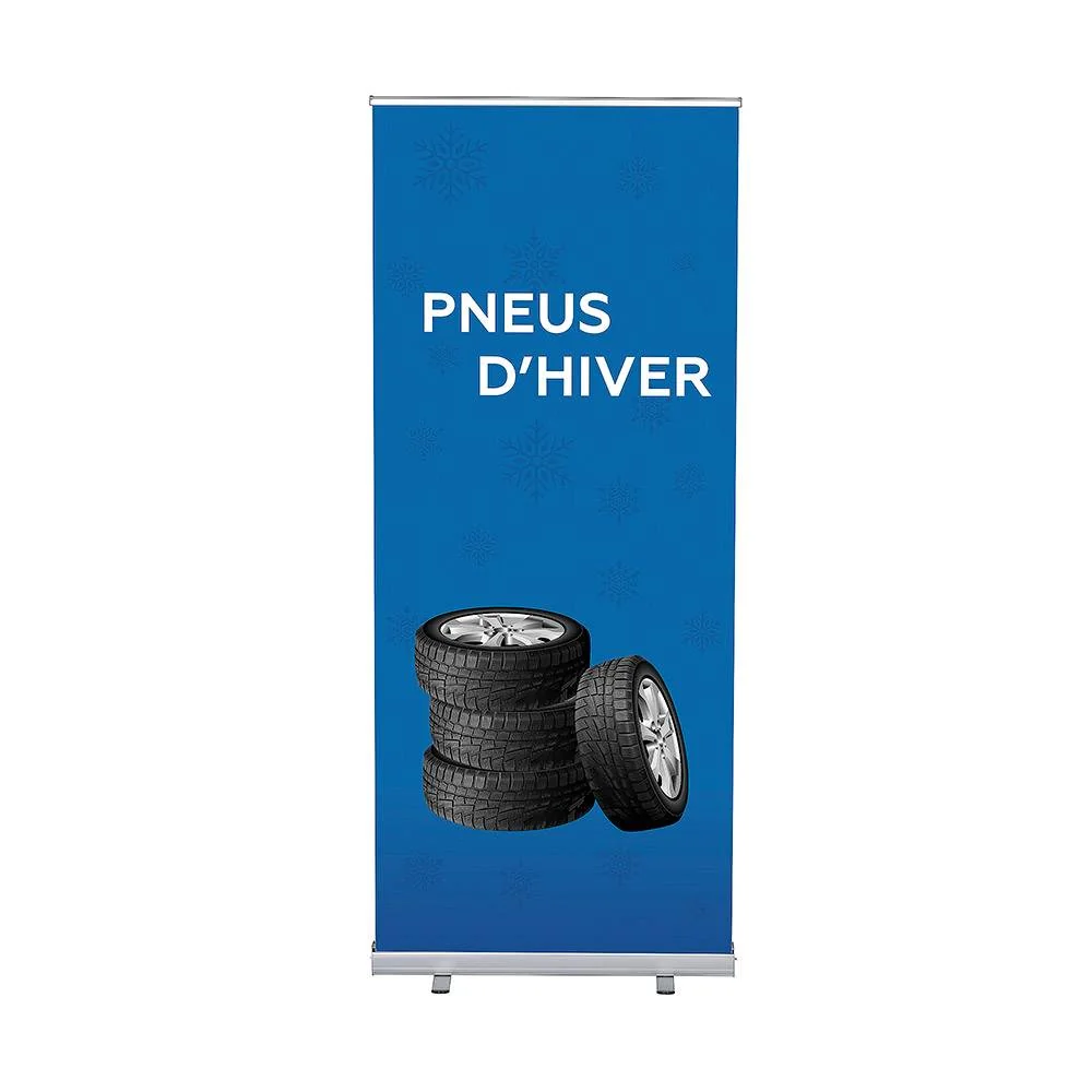 Roll-Banner Budget 85 Komplettset Winterreifen Französisch
