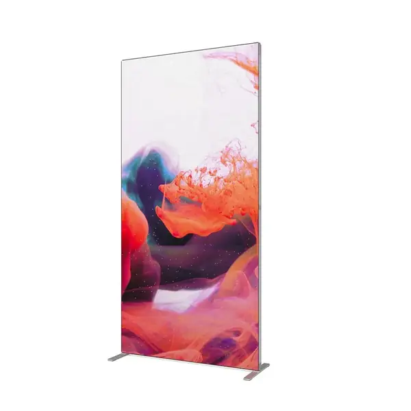 FlexFrame Wand Set 100 x 200 cm Silber