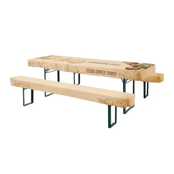 Biertisch-Bank Cover 180 x 25 cm
