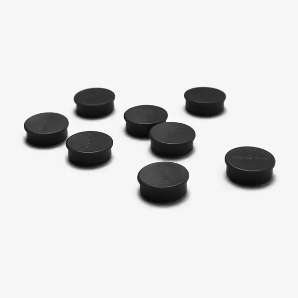 Magnete 20mm schwarz VPE mit 8 Stück