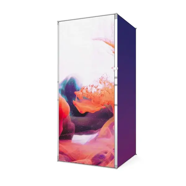 FlexFrame Stauraum Set 100 x 230 cm Silber (inkl. Extension Set 30 cm)