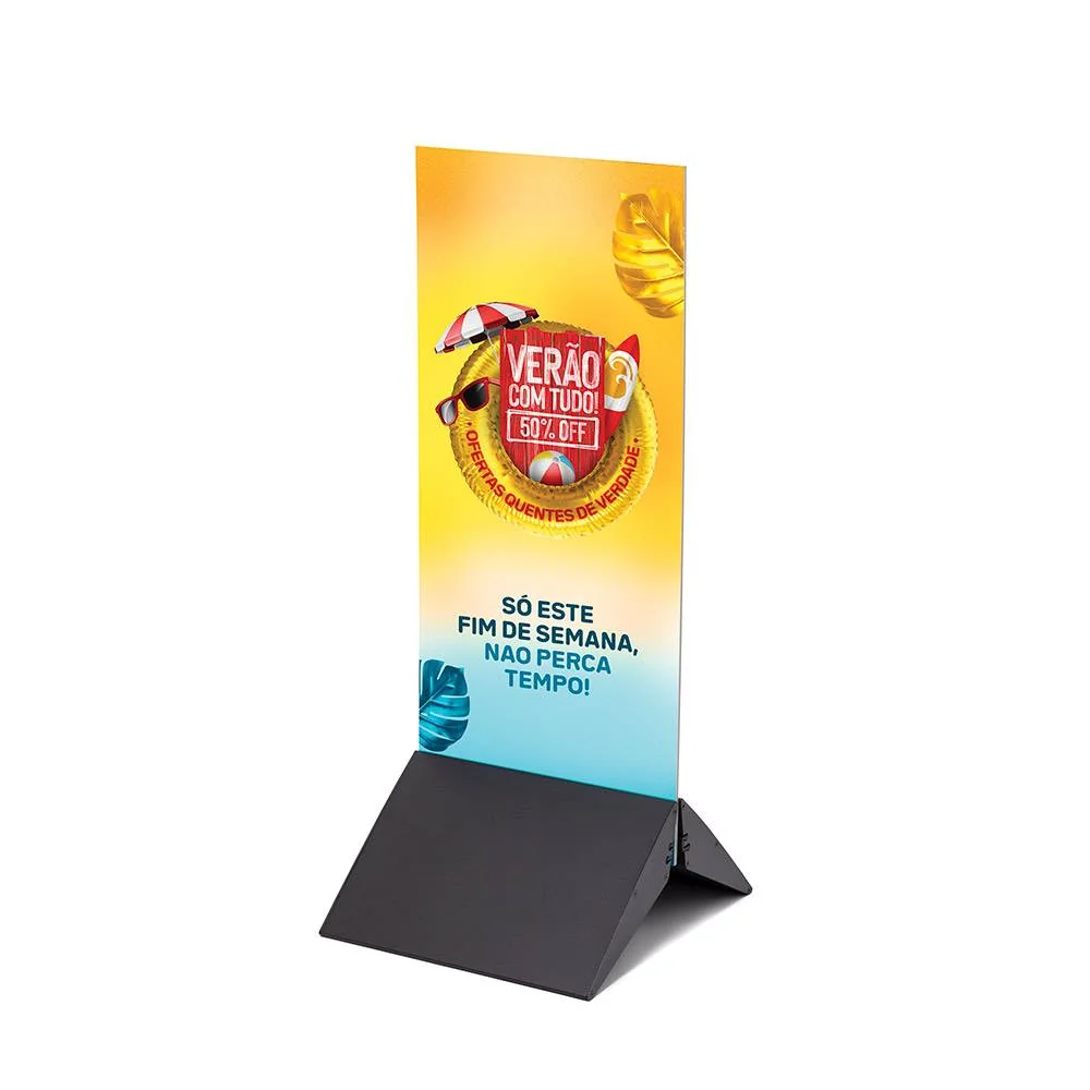 Panel-Basis Aluminium schwarz 30cm