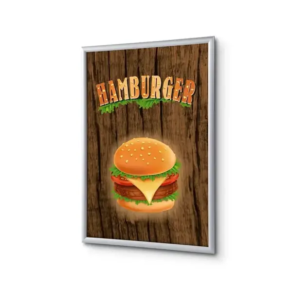 Klapprahmen A1 Komplettset Burger Englisch