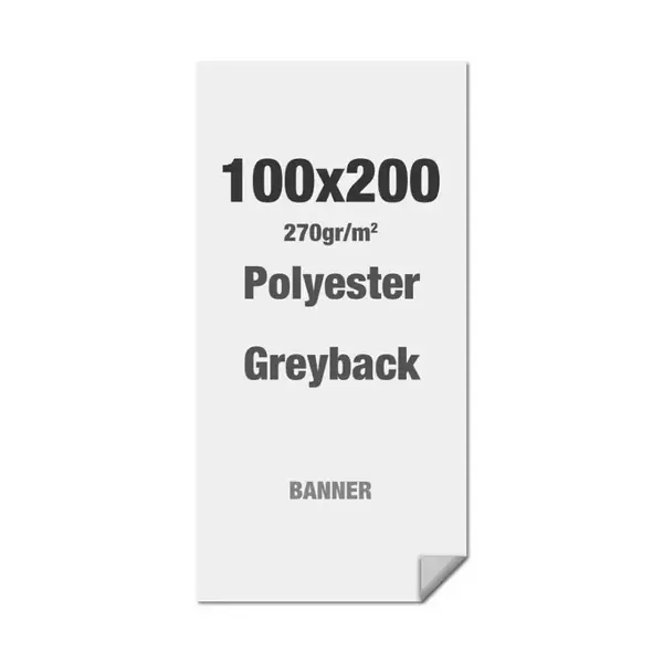 Polyester-Greyback 270 g/m2 100 x 200 cm PVC-Frei