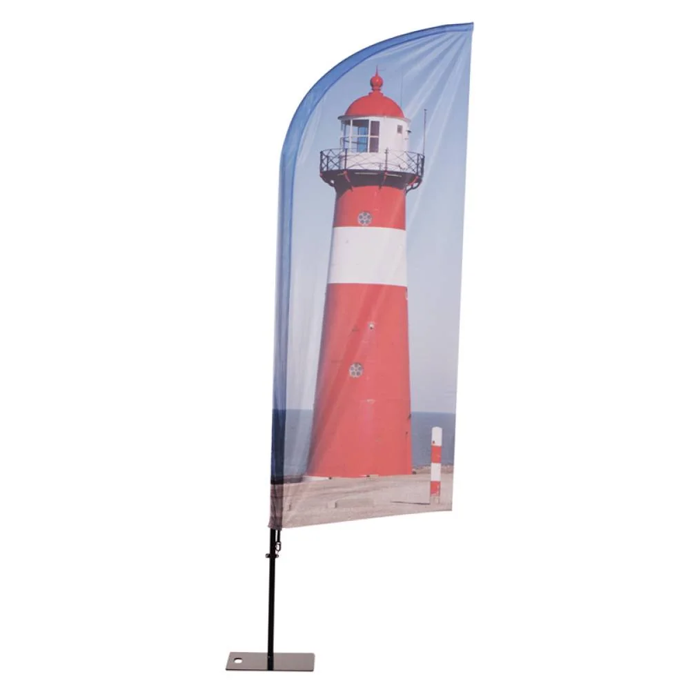 Beachflag Alu WindForm 165cm Druck
