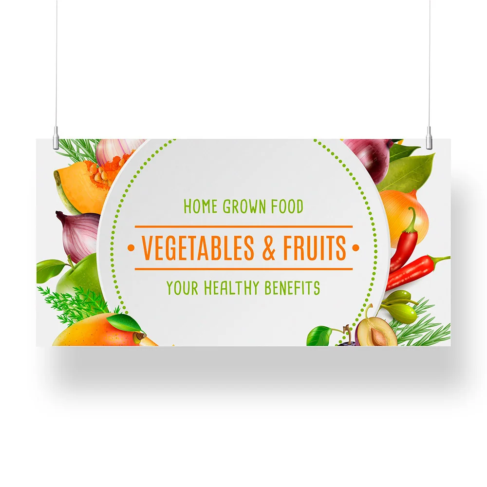 Overhead Banner 50 x 100 cm KAPA® 5 mm Einseitig