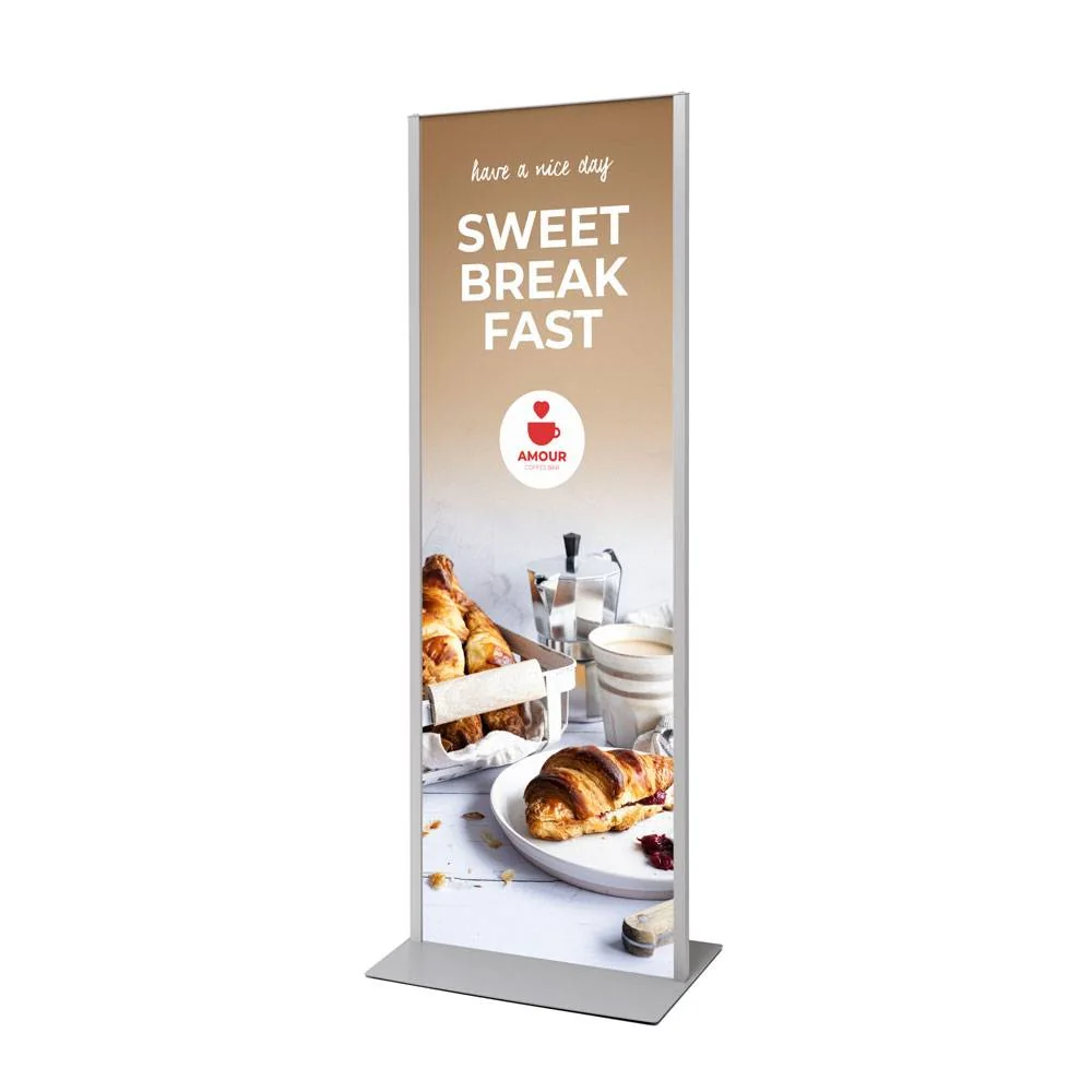 Totem Panel Plus 594x1682x3mm Silber