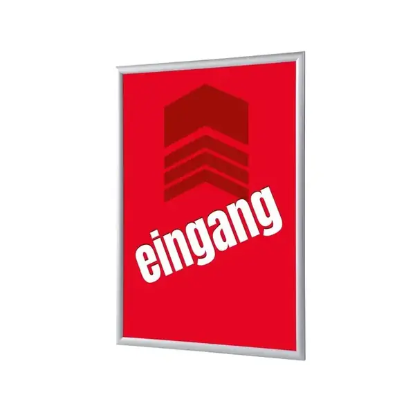 Klapprahmen A1 Komplettset Eingang Rot Deutsch