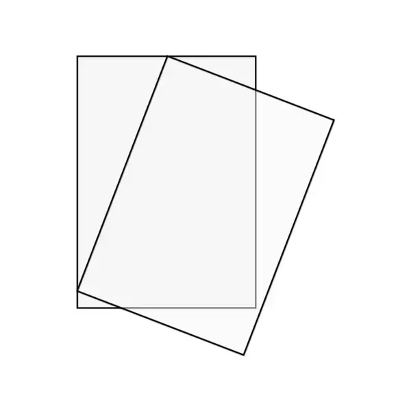 Set aus 2 ZPES50x70 Schutzfolien inkl. Magnetstreifen