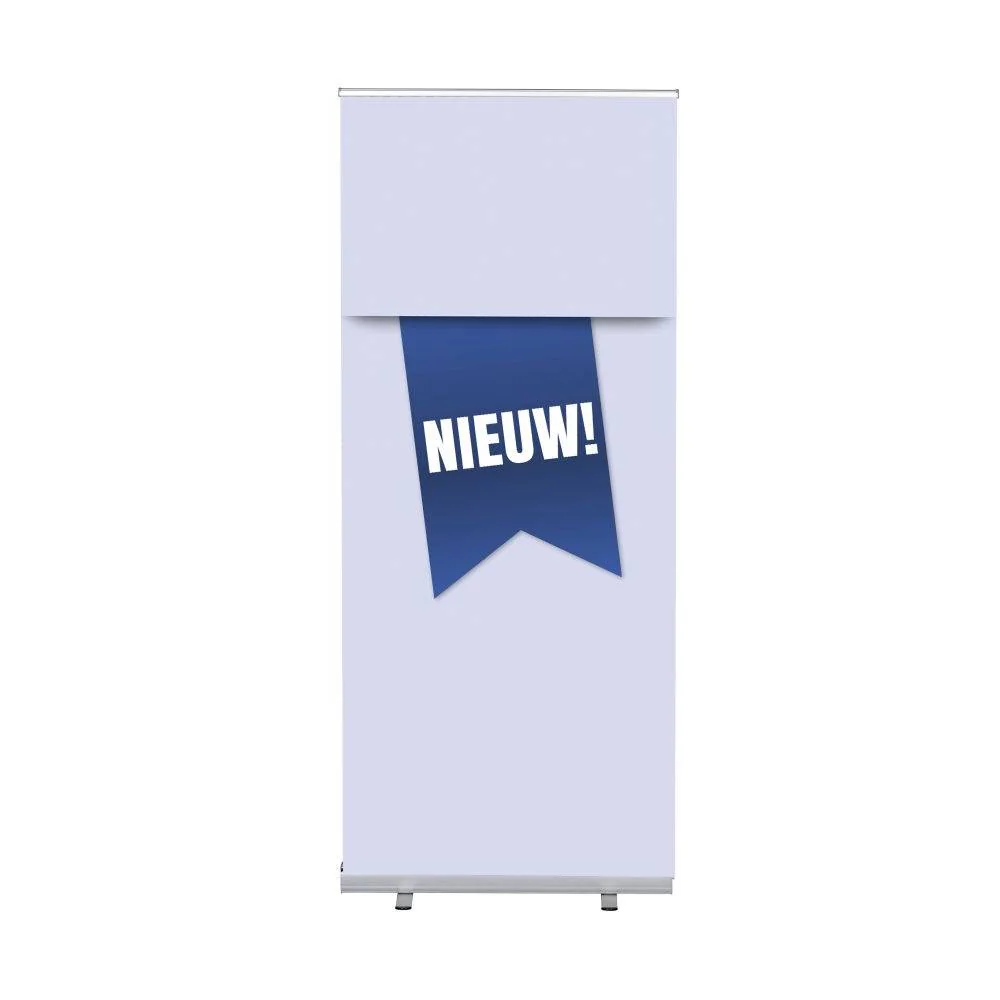 Roll-Banner Budget 85 Komplettset Neu Blau Niederländisch