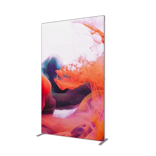FlexFrame Wand Set 120 x 200 cm Silber