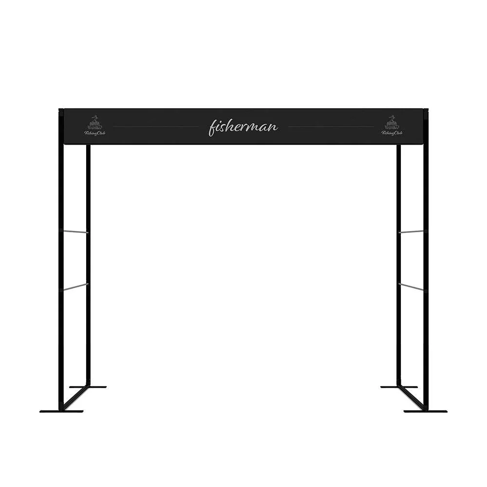 FlexFrame Banner 300 x 30 cm Schwarz