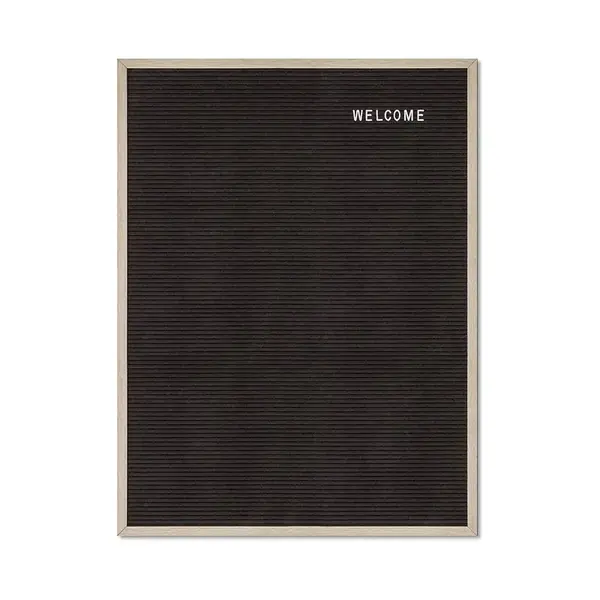 Letterboard Schwarz 60 x 80 cm