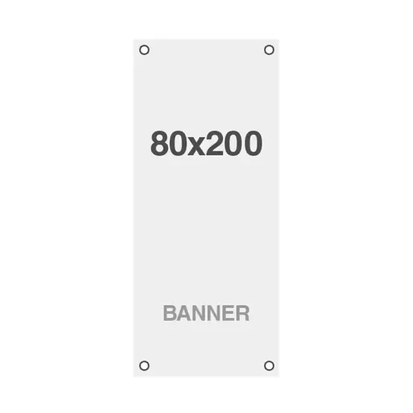 Premium PP Standard Multi Layer 220g/m2 Papier Matt 80x200cm mit Lochhalterung