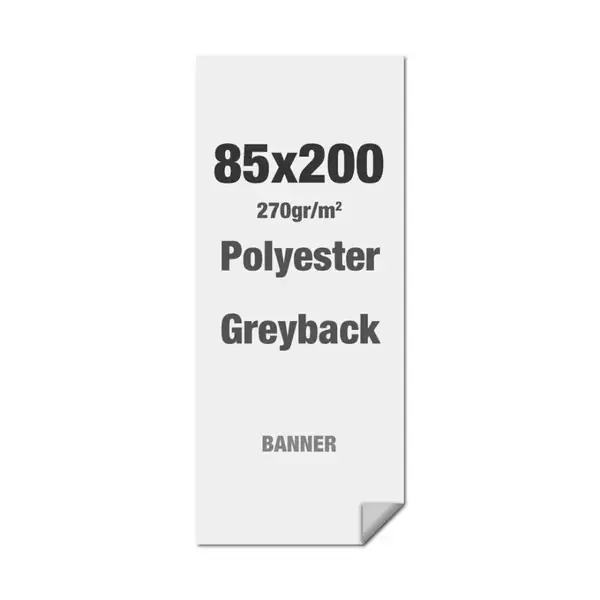 Polyester-Greyback 270 g/m2 85 x 200 cm PVC-Frei