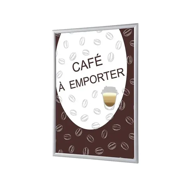 Klapprahmen A1 Komplettset Kaffee To Go Französisch