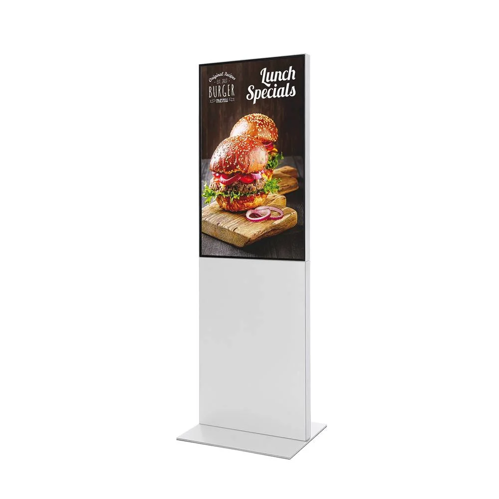 Digitale Infostele Smart Line 43" mit Samsung Bildschirm Weiß
